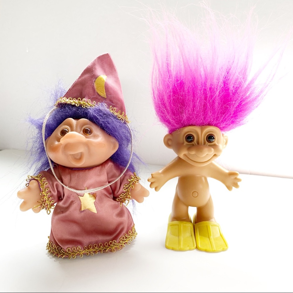 ❤️Vintage❤️1986 DAM Wizard Troll & RUSS Diver